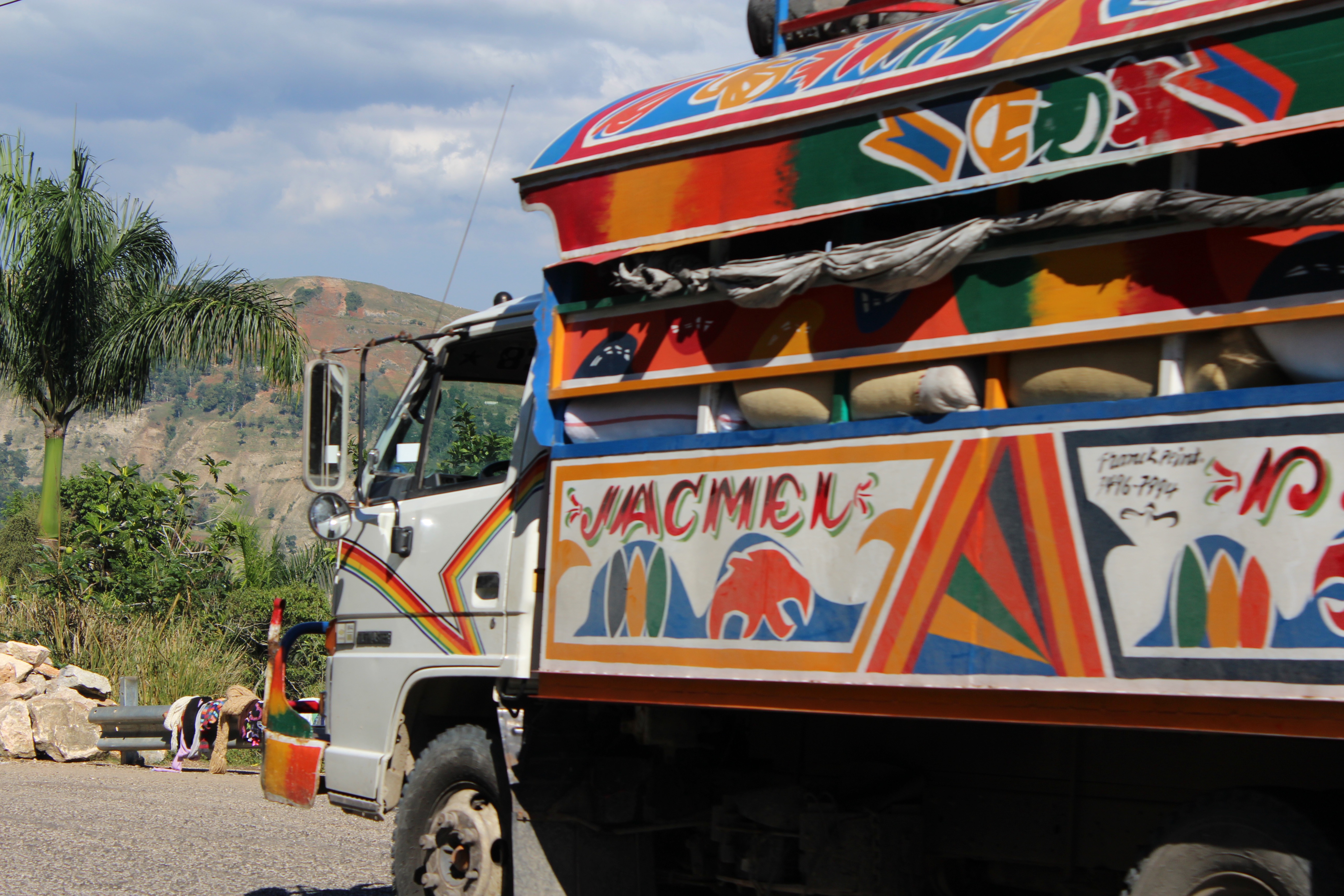 Colorful Haitian Tap-Tap bus